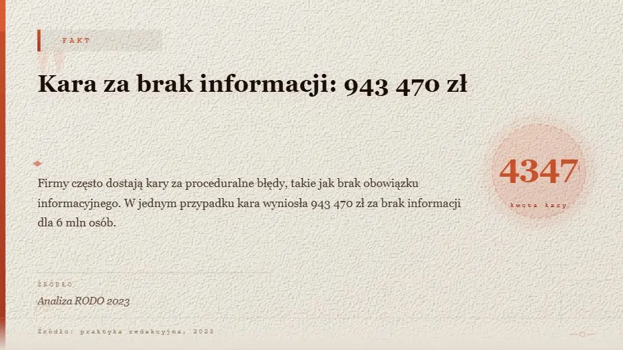 Proceduralne zaniedbania droższe niż atak — RODO w praktyce