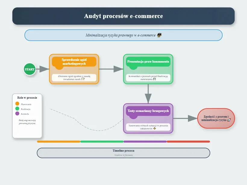 Prawnik e‑commerce to audytor procesów, nie autor ładnego regulaminu